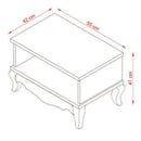 Noptieră RUSTIK 1 sertar 63 x 41 cm - Maroom
