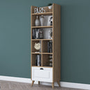 Bibliotecă PRETTY 7 rafturi 1 uşă 63 x 195 cm - Maroom