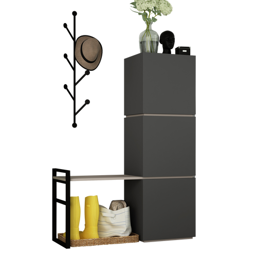 Set cuier și pantofar CUBE 109 cm, Opțiuni culoare