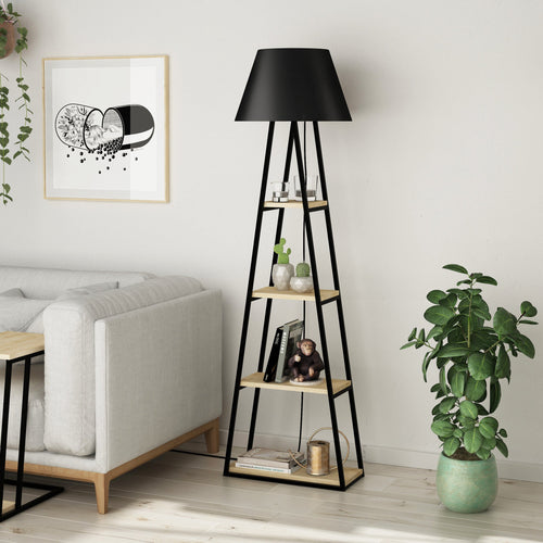 Lampadar AURA 4 rafturi 50 x 165 cm, Opțiuni culoare