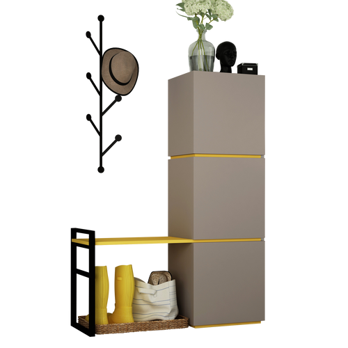 Set cuier și pantofar CUBE 109 cm, Opțiuni culoare