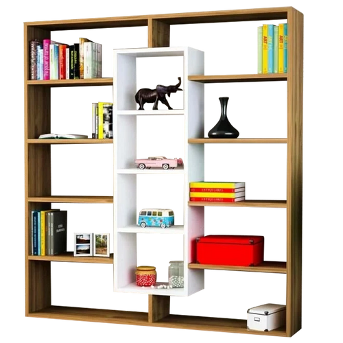 Bibliotecă OXFORD 14 rafturi 125 x 136 cm, Opțiuni culoare