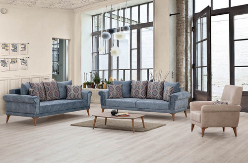 Canapea extensibilă 3 locuri SIDE 225 cm, Easy clean