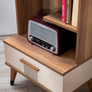 Bibliotecă FULYA 4 rafturi 1 sertar 59 x 173 cm - Maroom