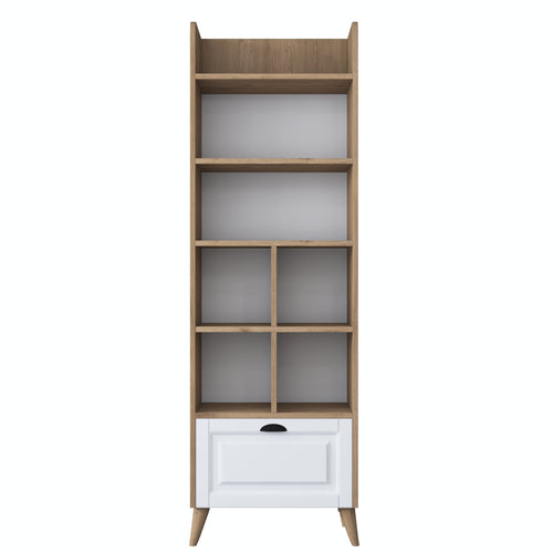Bibliotecă PRETTY 7 rafturi 1 uşă 63 x 195 cm - Maroom
