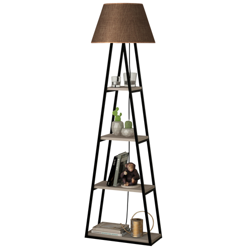 Lampadar AURA 4 rafturi 50 x 165 cm, Opțiuni culoare