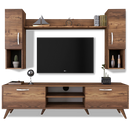 Set comodă Tv NAPOLI 5 rafturi 4 uși 180 cm