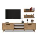 Set comodă Tv NAPOLI 4 rafturi 2 uşi 180 cm