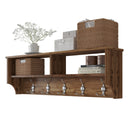 Cuier perete cu 5 agățători triple DAISY  120 cm, Opțiuni culoare