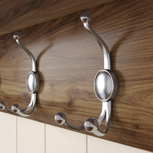 Cuier perete cu 5 agățători triple DAISY  120 cm, Opțiuni culoare