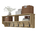 Cuier perete cu 5 agățători triple DAISY  120 cm, Opțiuni culoare