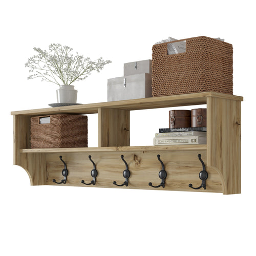 Cuier perete cu 5 agățători triple DAISY  120 cm, Opțiuni culoare