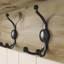 Cuier perete cu 5 agățători triple DAISY  120 cm, Opțiuni culoare