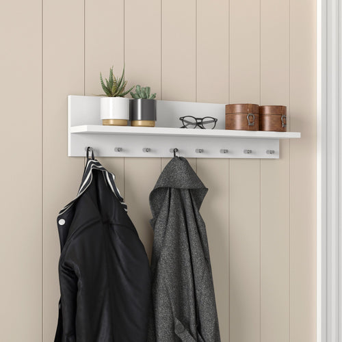 Cuier perete cu 8 agățători HELEN 80 cm