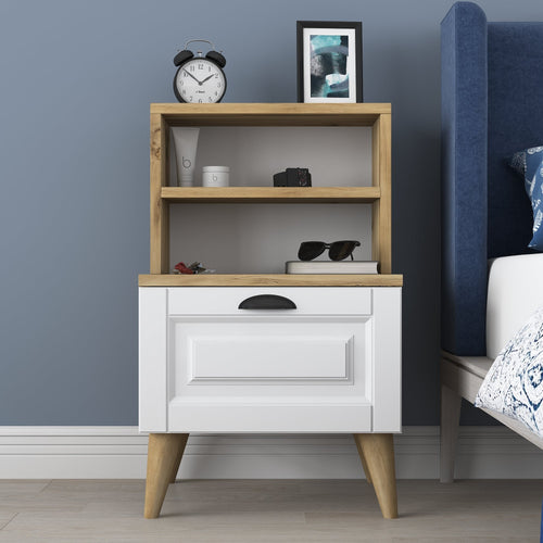 Noptieră PRETTY 2 rafturi 1 sertar 45 x 74 cm, Opțiuni culoare