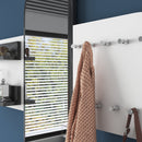 Cuier cu oglindă HELEN 122 cm 2 rafturi 9 agățători, Opțiuni culoare