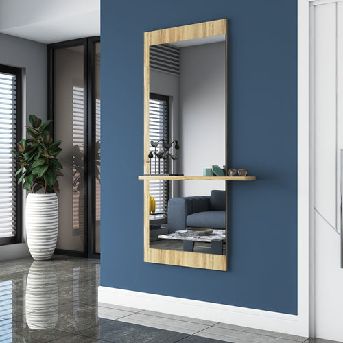 Oglindă cu raft SHINE 60 x 160 cm, Opțiuni culoare