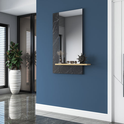 Oglindă cu raft MONACO 65 x 120 cm