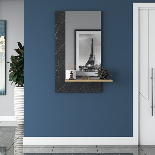 Oglindă cu raft MONACO 65 x 120 cm