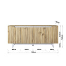 Comodă ELITE 4 uşi 180 x 79 cm