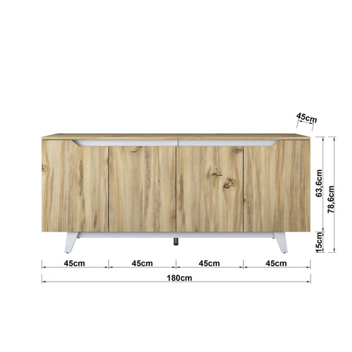 Comodă ELITE 4 uşi 180 x 79 cm