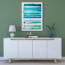 Comodă ELITE 4 uşi 180 x 79 cm