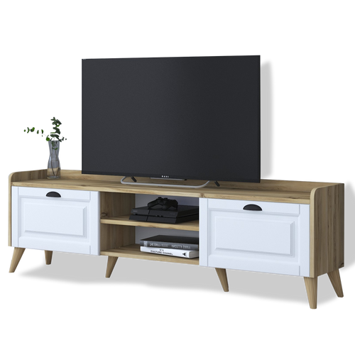 Comodă Tv PRETTY 2 rafturi 2 uşi 180 cm - Maroom