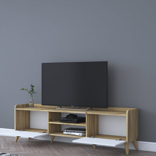 Comodă Tv PRETTY 2 rafturi 2 uşi 180 cm - Maroom