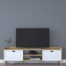 Comodă Tv PRETTY 2 rafturi 2 uşi 180 cm - Maroom