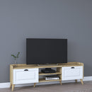 Comodă Tv PRETTY 2 rafturi 2 uşi 180 cm - Maroom