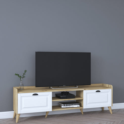 Comodă Tv PRETTY 2 rafturi 2 uşi 180 cm - Maroom