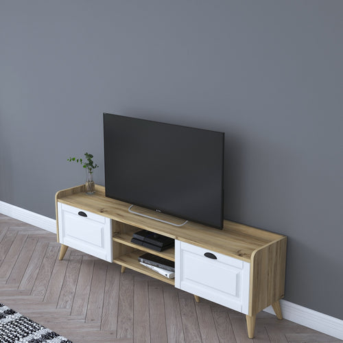 Comodă Tv PRETTY 2 rafturi 2 uşi 180 cm - Maroom