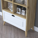 Bibliotecă PRETTY 4 rafturi 1 uşă 80 x 120 cm - Maroom