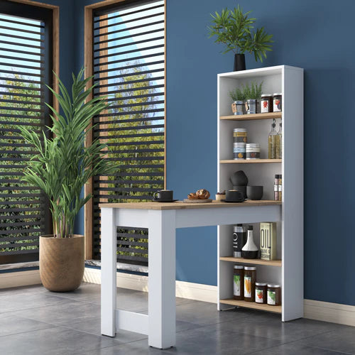 Masă cu rafturi VERA 5 rafturi 50 x 120 cm - Maroom