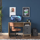 Birou VICTORIA 1 raft 2 sertare 120 x 50 cm, Opțiuni culoare