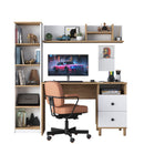 Birou VICTORIA 7 rafturi 2 sertare 120 x 50 cm, Opțiuni culoare