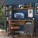 Birou VICTORIA 7 rafturi 2 sertare 120 x 50 cm, Opțiuni culoare