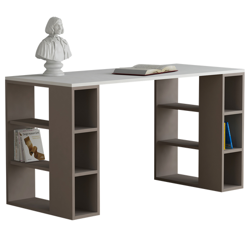 Birou HERMES 6 rafturi 140 x 60 cm, Opțiuni culoare