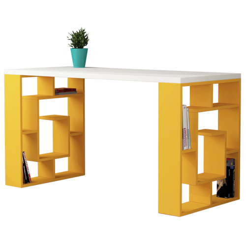 Birou DALI 12 rafturi 140 x 60 cm, Opțiuni culoare