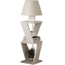 Lampadar ZETA 2 rafturi 22 x 85 cm, Opțiuni culoare