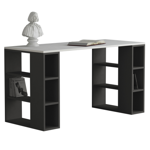 Birou HERMES 6 rafturi 140 x 60 cm, Opțiuni culoare