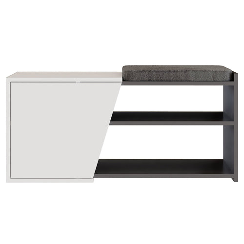 Bancheta PROPER 2 rafturi 1 ușă 104 cm, Opțiuni culoare