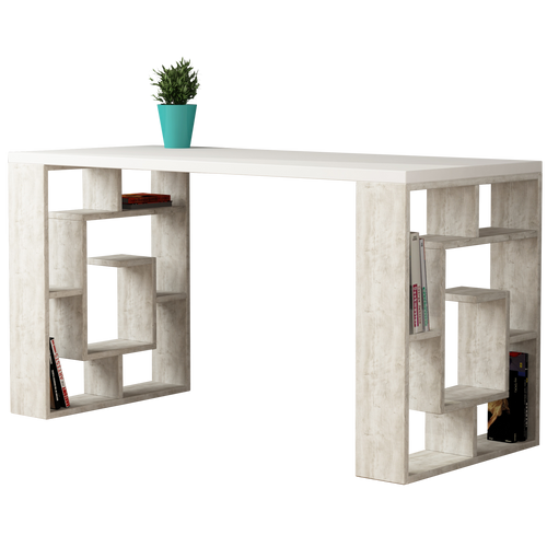 Birou DALI 12 rafturi 140 x 60 cm, Opțiuni culoare