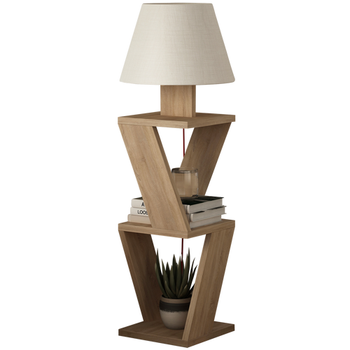 Lampadar ZETA 2 rafturi 22 x 85 cm, Opțiuni culoare