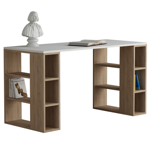 Birou HERMES 6 rafturi 140 x 60 cm, Opțiuni culoare