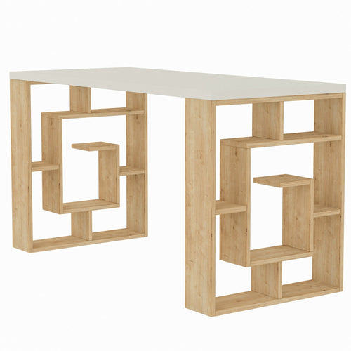 Birou DALI 12 rafturi 140 x 60 cm, Opțiuni culoare