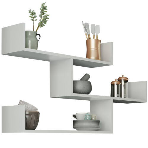 Raft de perete BULLY 120 x 66 cm, Opțiuni culoare