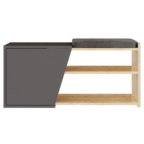 Bancheta PROPER 2 rafturi 1 ușă 104 cm, Opțiuni culoare