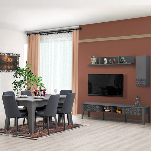 Raft de perete BADE 3 polite  135 x 22 cm - Maroom