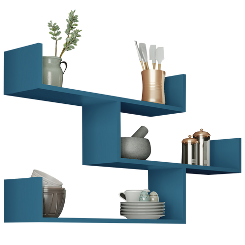 Raft de perete BULLY 120 x 66 cm, Opțiuni culoare